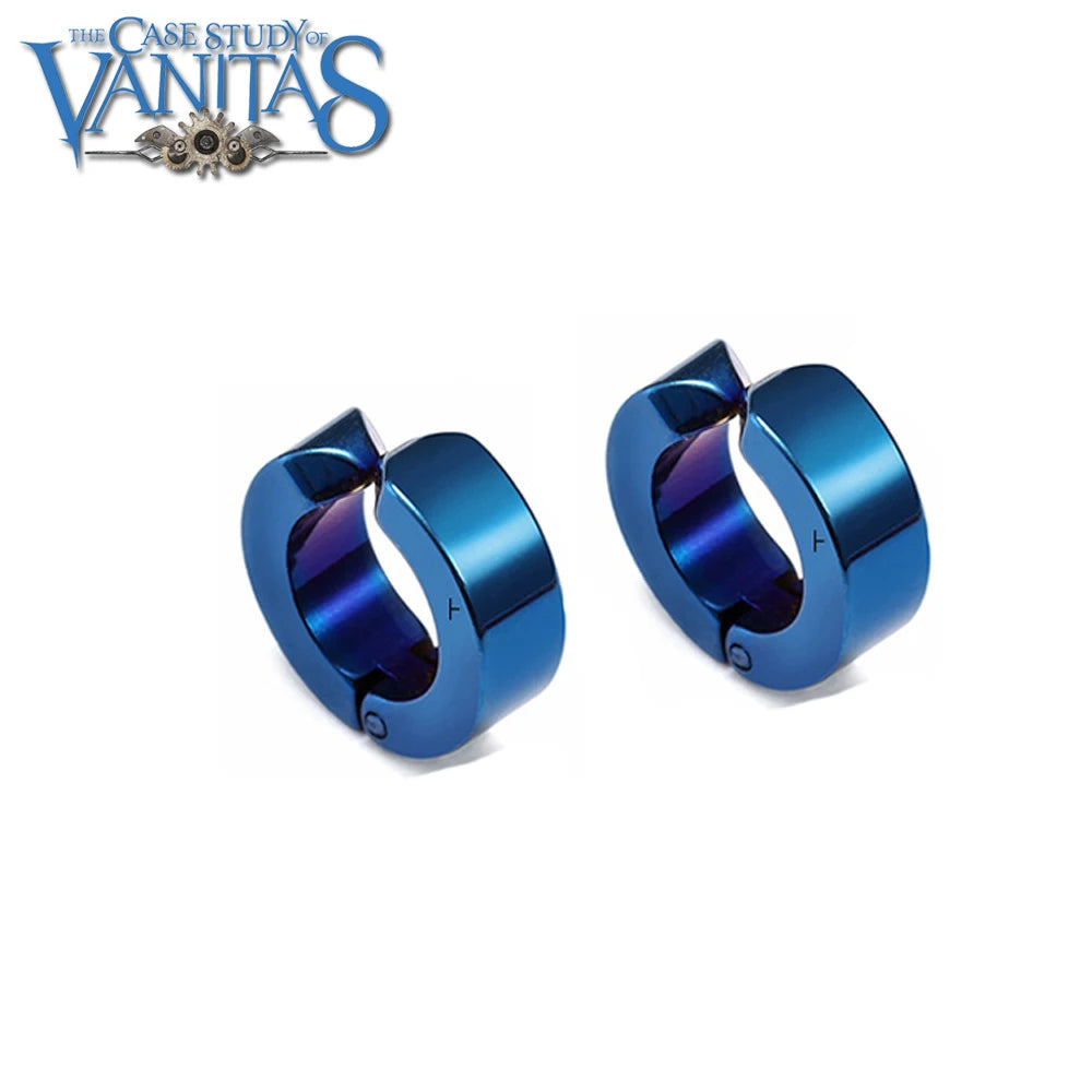 The Case Study of Vanitas Blue Hourglass Drop Earrings