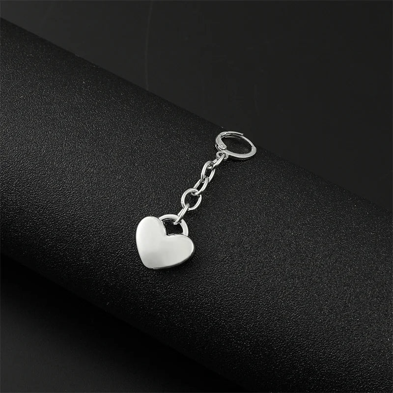Anime Death Note Pendant Earrings Lady Ryuk Earrings Lady Creative Anime Heart Pendant Unisex Fashion Jewelry