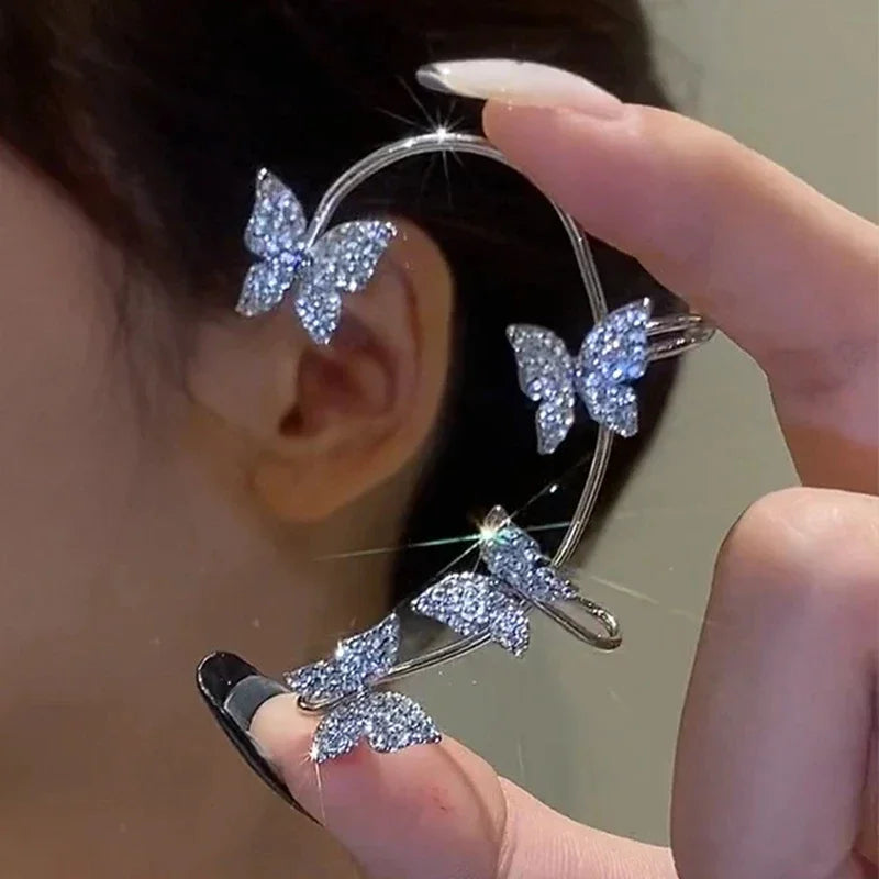 Metal Butterfly Ear Clip