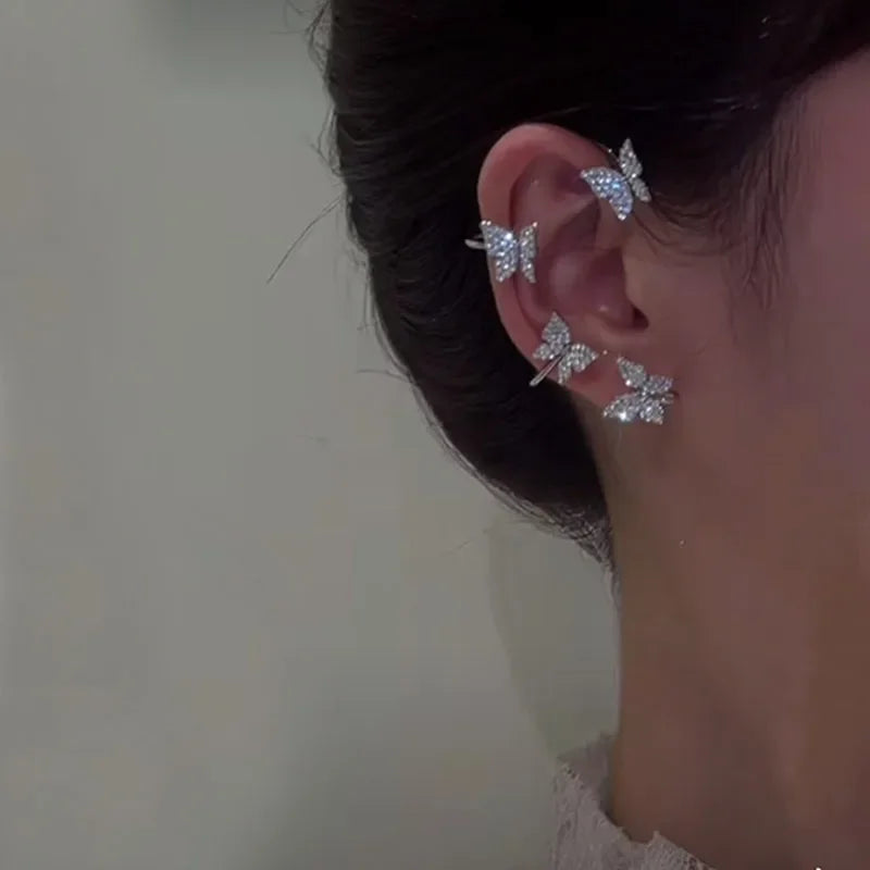 Metal Butterfly Ear Clip