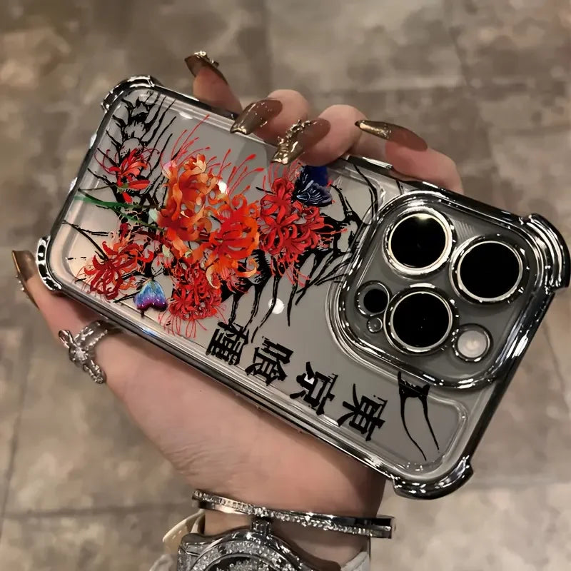 New Japanese design phone case of the anime Tokyo Ghoul trend, compatible with models for iPhone 17, 16, 15, 14, 13, 12, 11