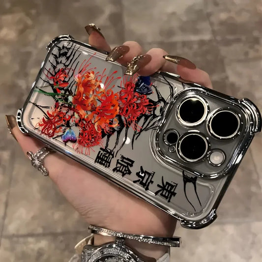 New Japanese design phone case of the anime Tokyo Ghoul trend, compatible with models for iPhone 17, 16, 15, 14, 13, 12, 11