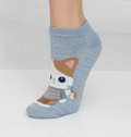 Cute Cartoon Cat Ankle Socks – Random Design