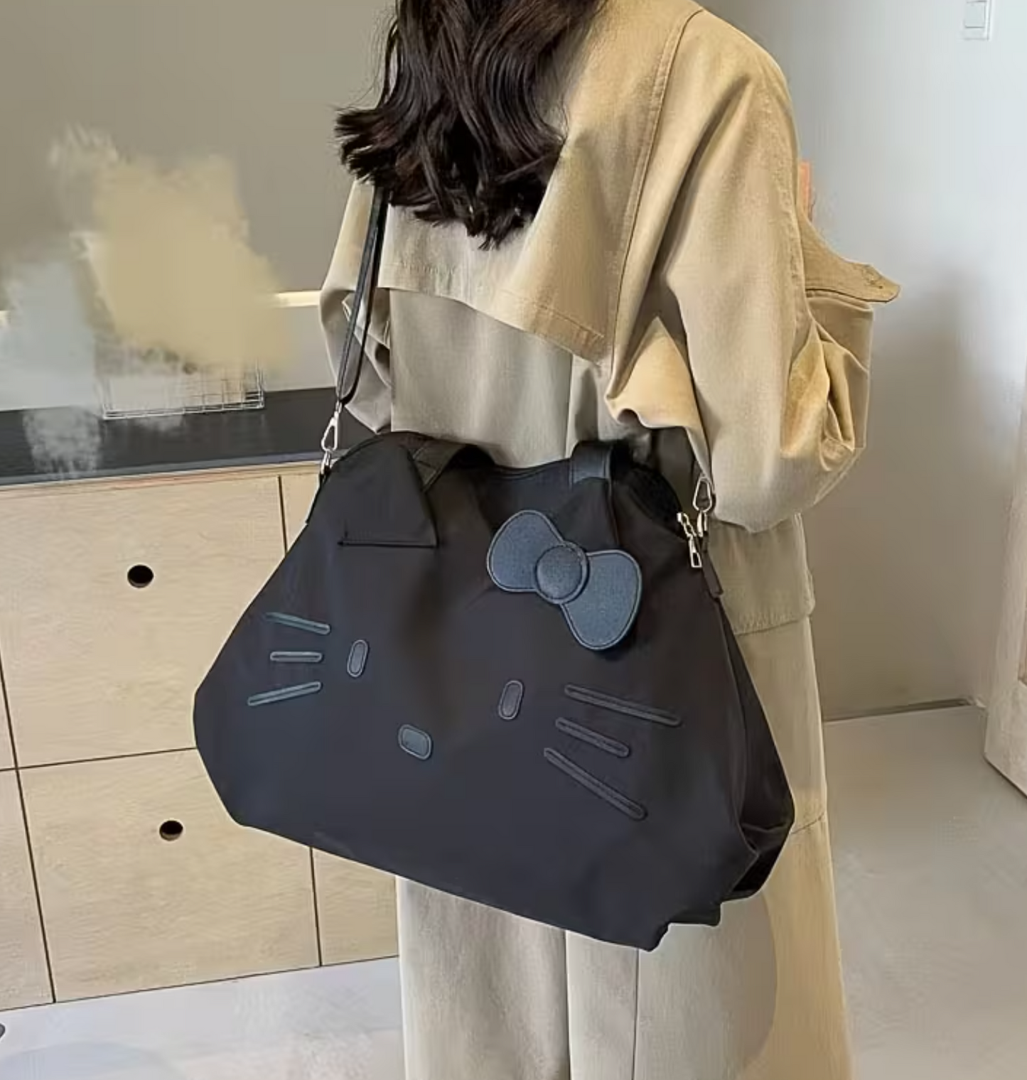 Kitty Bow Shoulder Bag
