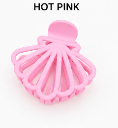 Matte Seashell Hair Claw