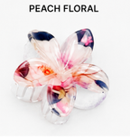 Colorful Floral Hair Claw Clips