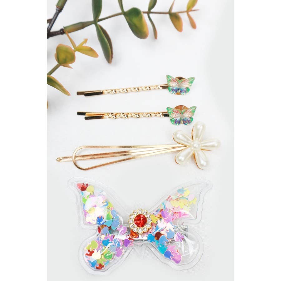 Butterfly and Flower Set