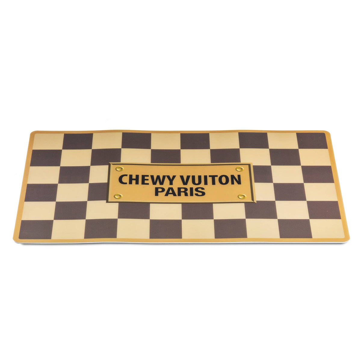 Tan Checker Chewy Vuiton Placemat