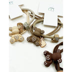 Cute Teddy Bear Hair Tie Set