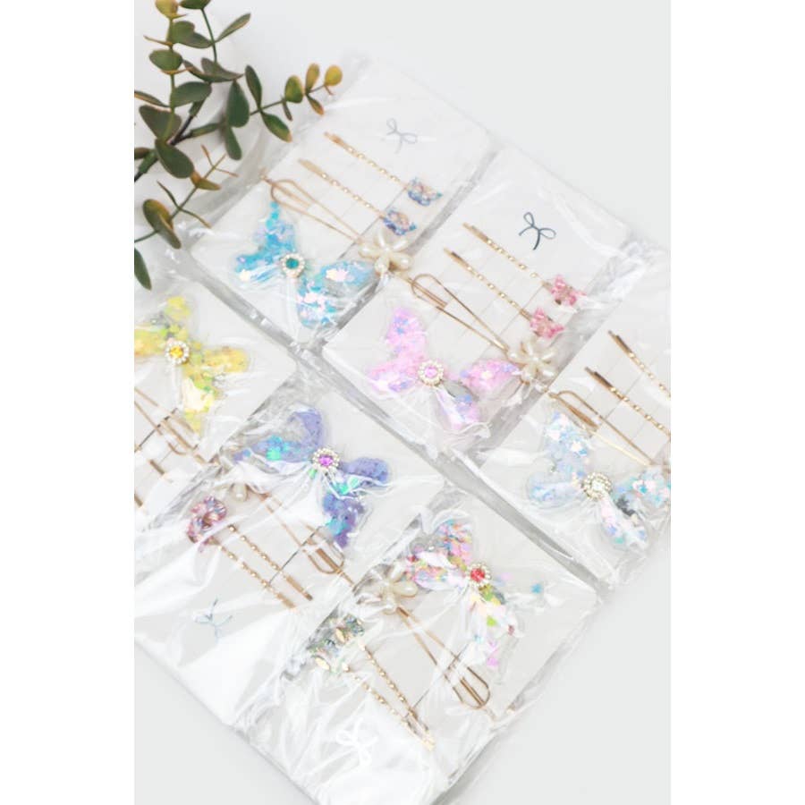Butterfly and Flower Set