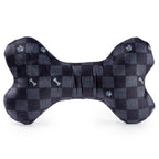 Black Checker Chewy Vuiton Bone