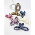 Heart Symbol Matte Hair Claw