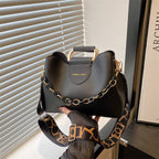 Fashionable Vintage Bucket Bag Casual Shoulder Bag