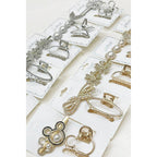 Assorted Design Hair Clip Set
