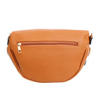 Crossbody Camel Love Zipper Saddle Bag for Women - Mahalina