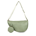 Crossbody Light Green Round Pouch Bag Set Women - Mahalina