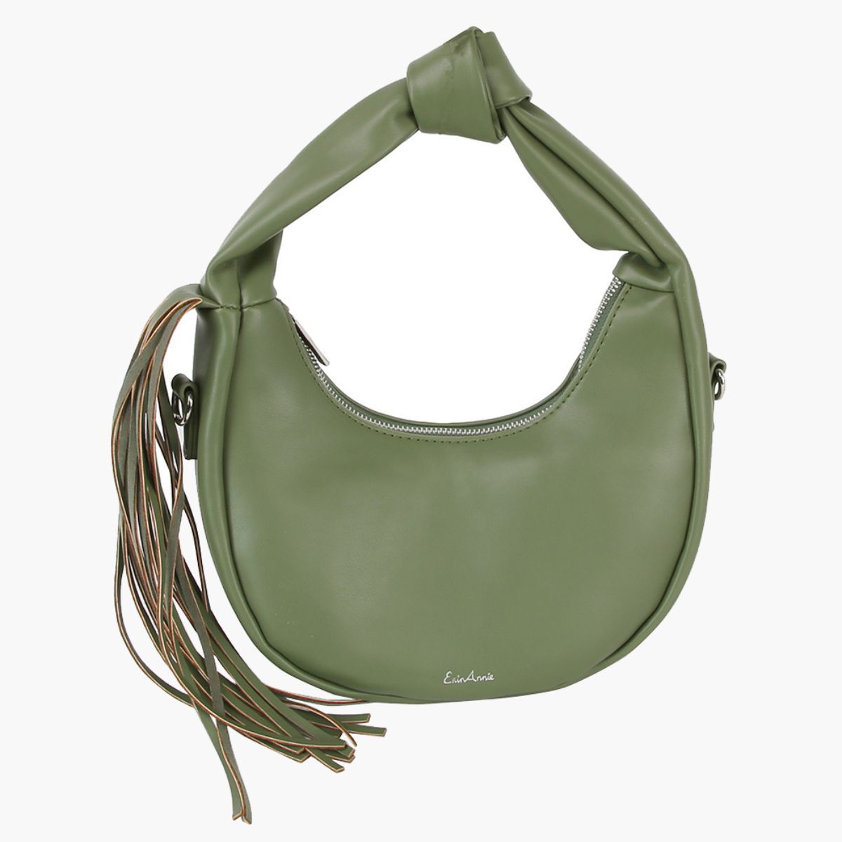 Purse Green Round Fringe Shoulder Bag for Women - Mahalina