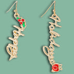 Spread Joy and Interest with Happy Holidays Earrings