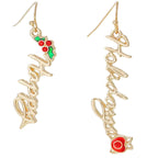 Spread Joy and Interest with Happy Holidays Earrings