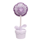Portable Desk Fan Purple Flower Pot Kuromi
