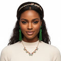 Rainbow Butterfly Pearl Headband